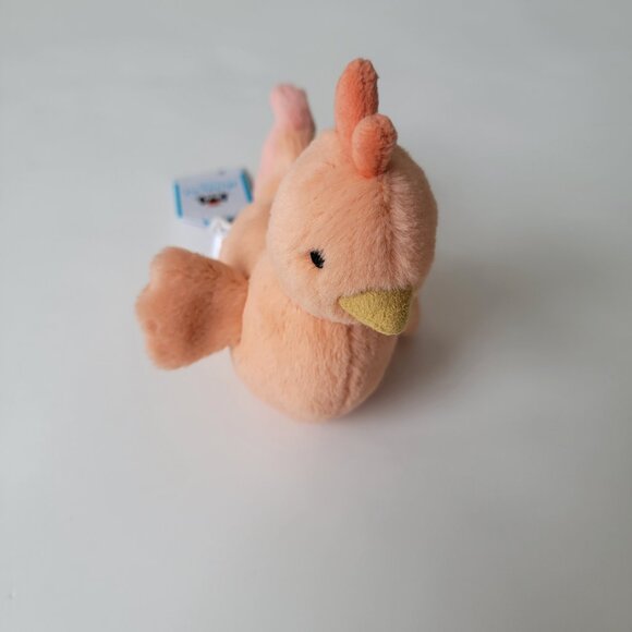 Jellycat Fluffy Chicken - perfect condition, Spring Plush Stuffed Animal, new - Picture 7 of 14